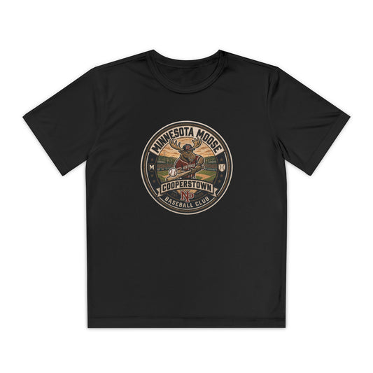 Youth Sport Tek Minnesota Moose Baseball Club Logo