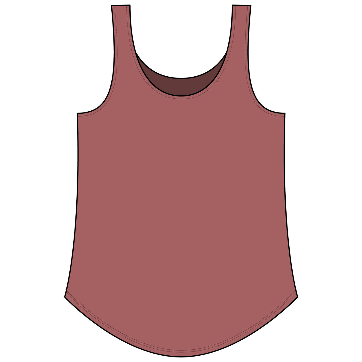Ladies Minnesota Moose Women's Festival Tank Top Next Level 5033
