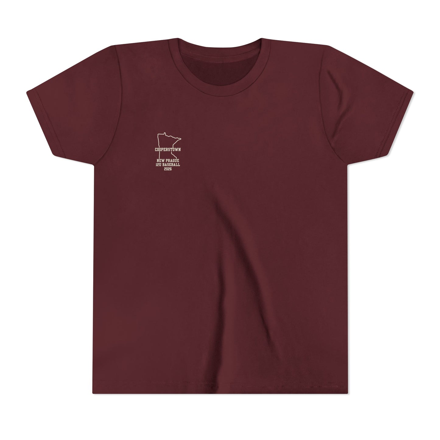 Youth Baseball Team Tee — New Prague 12U Cooperstown Team 2026