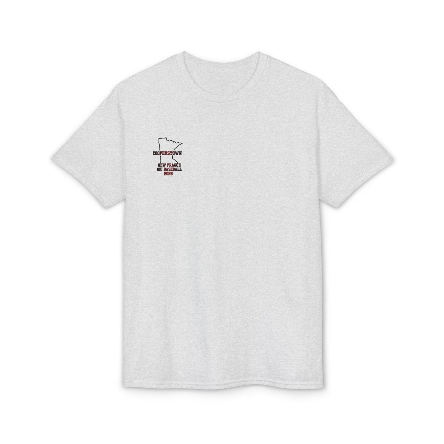 New Prague Baseball Cooperstown 2026 Team Roster, DryBlend Gildan 8000