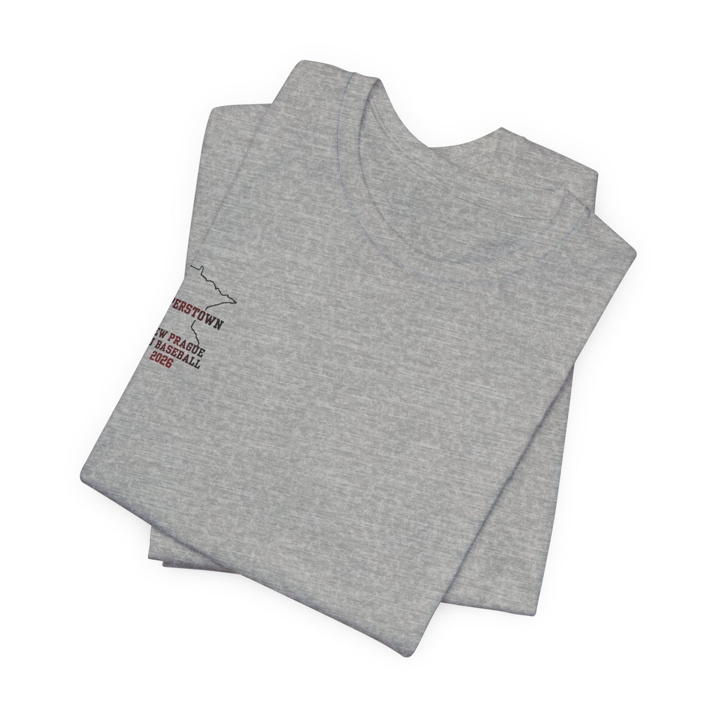 New Prague 12U Baseball Team Tee — Cooperstown 2026 Coaches & Player Roster