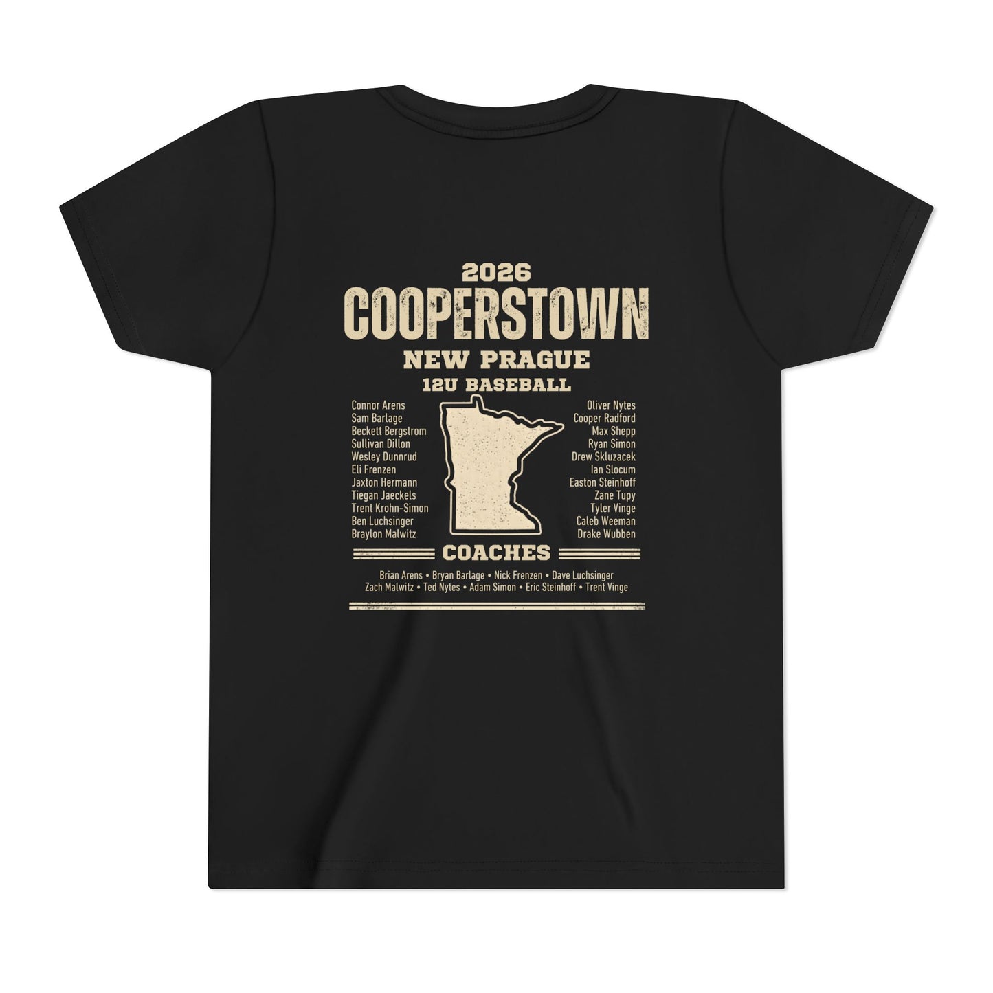 Baseball Sis Youth Tee Cooperstown 2026 Roster