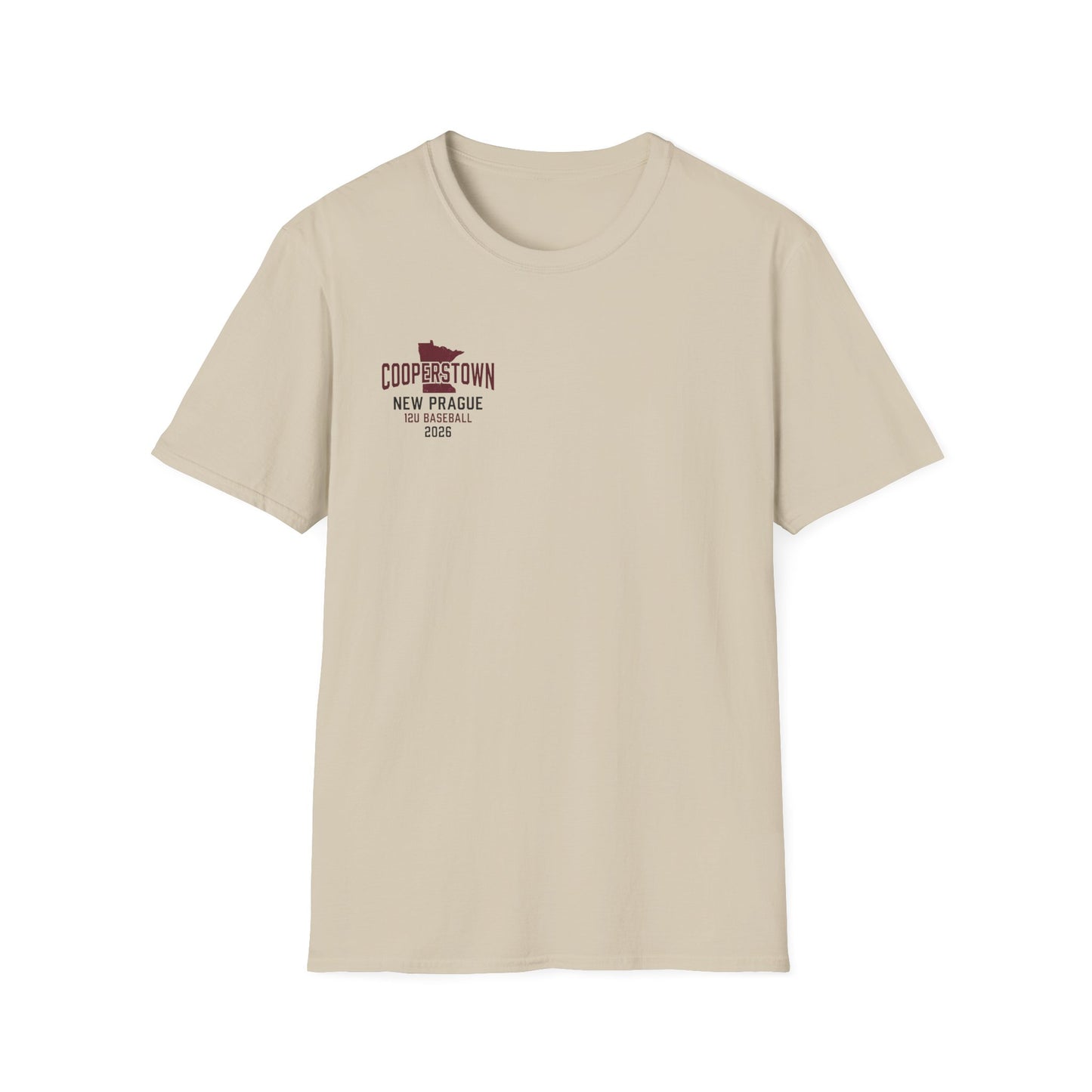 Cooperstown 2026 New Prague Team Softstyle Tee -Gildan 64000 (main)