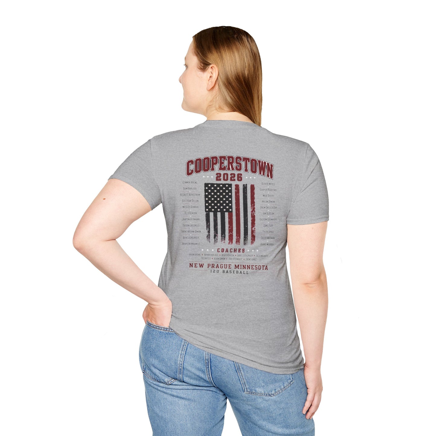 Cooperstown New Prague 12U Baseball 2026 T-Shirt