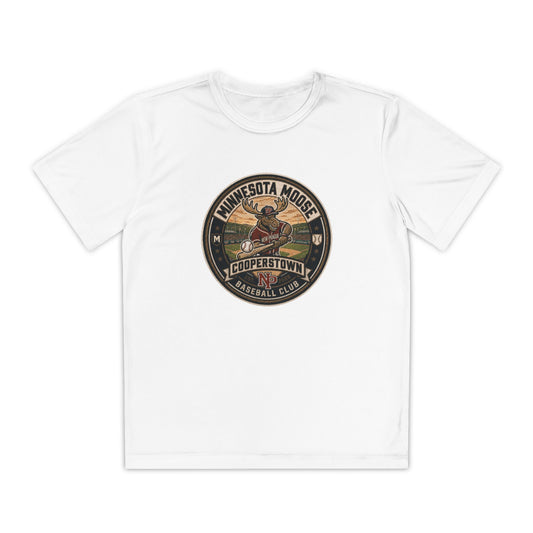 Youth Sport Tek Minnesota Moose Baseball Club Logo