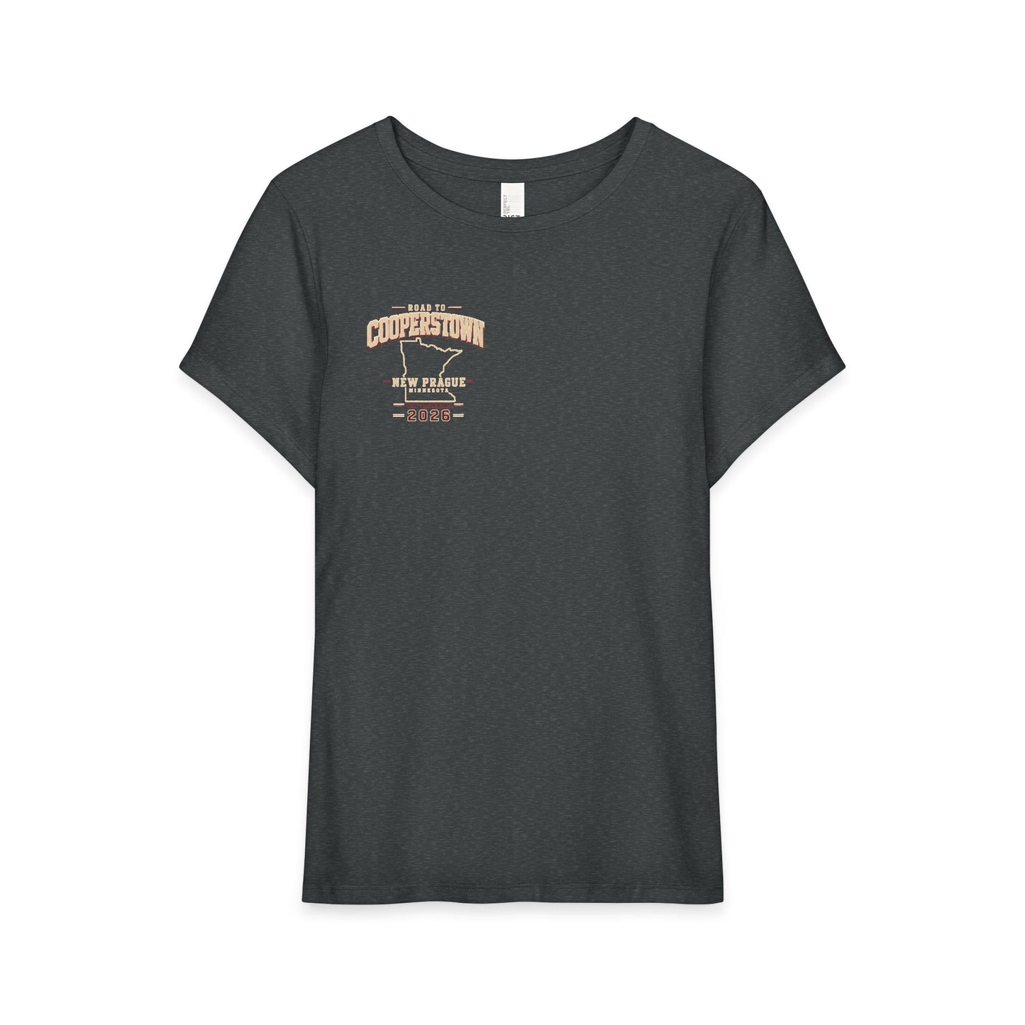 Ladies Road Ends Here Cooperstown 2026 Baseball T-Shirt