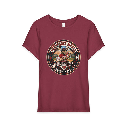 Minnesota Moose Cooperstown Baseball Club - Women’s Perfect Tri Tee