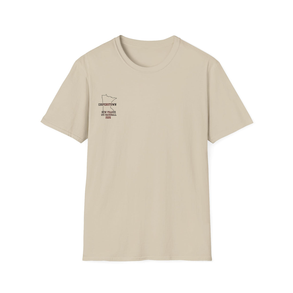 Cooperstown 2026 New Prague Team - Gildan Softstyle t-shirt Simple