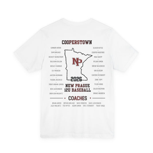 Cooperstown 2026 New Prague Team - Bella+Canvas t-shirt Simple
