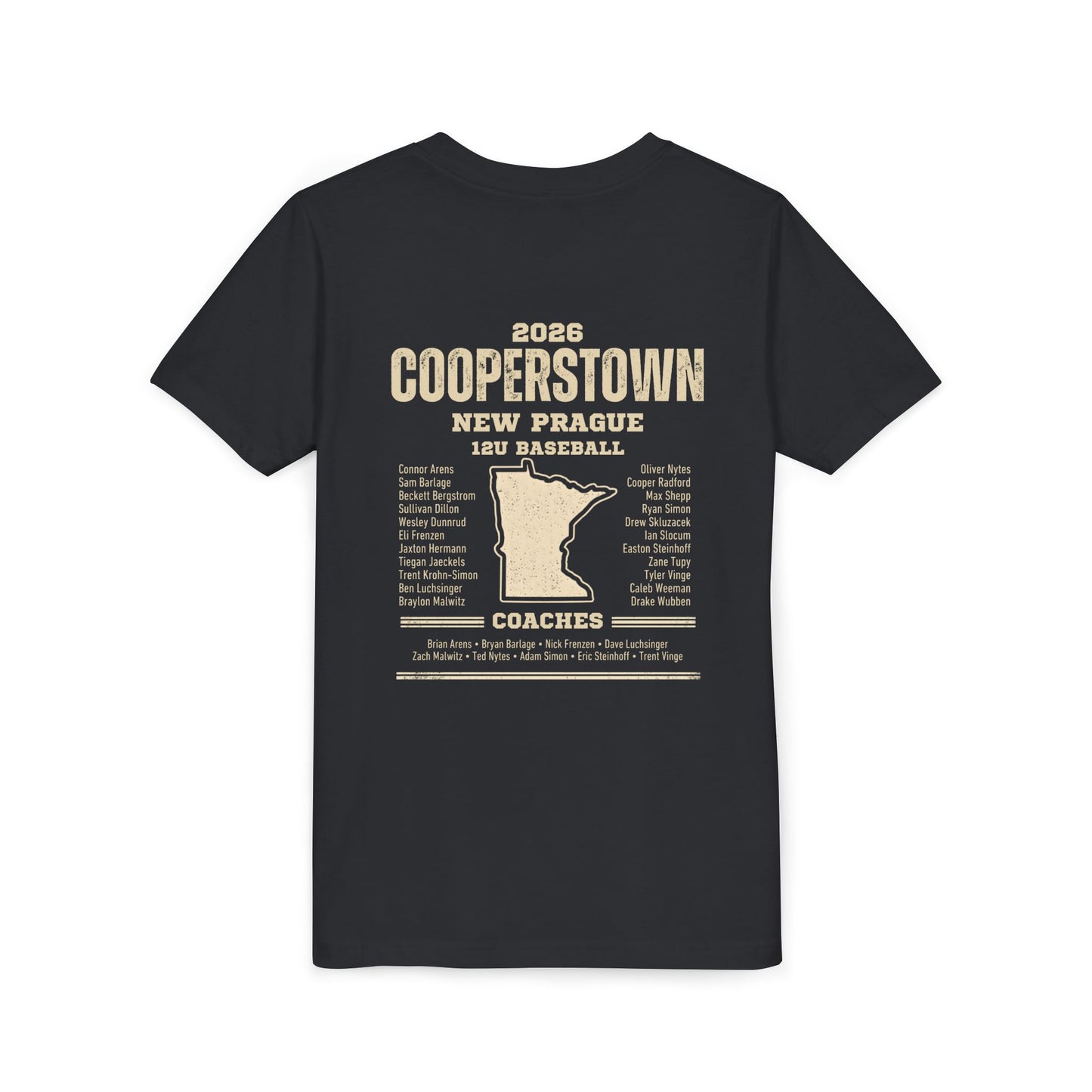 Baseball Sis Youth Tee Cooperstown 2026 Roster