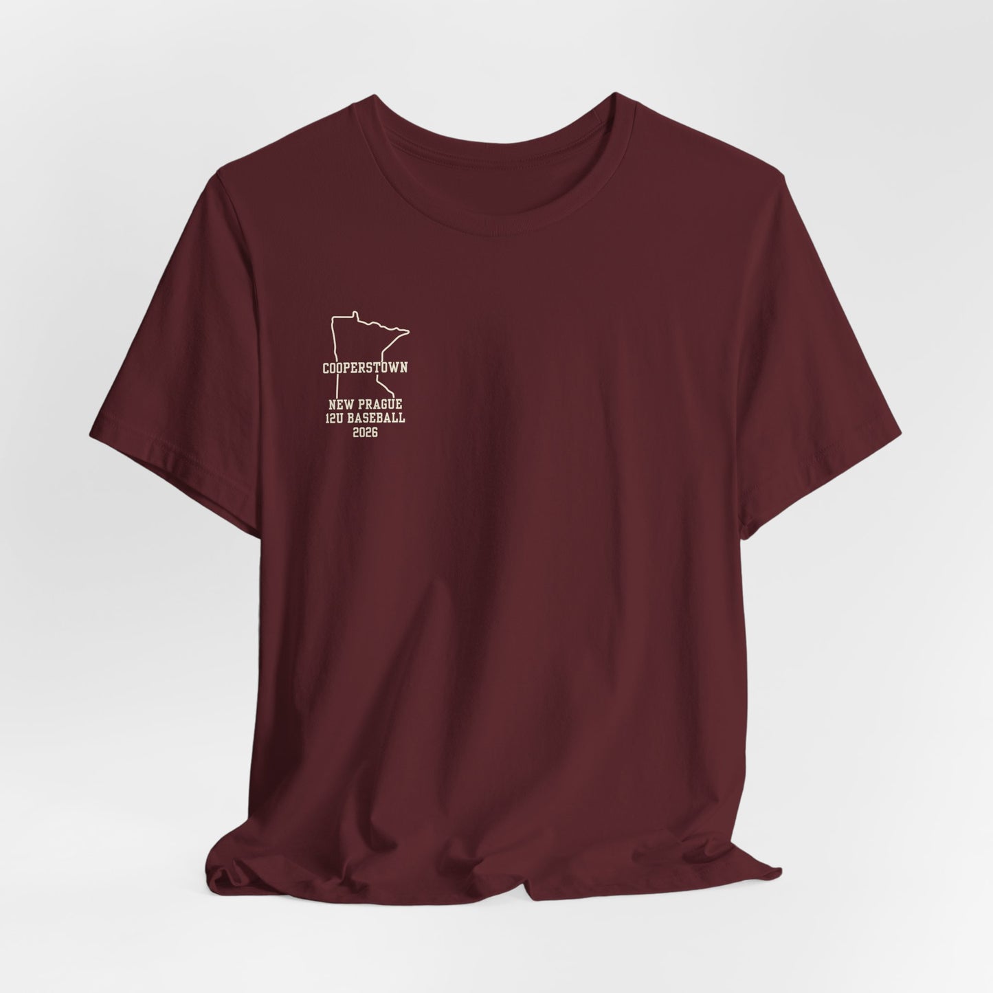 New Prague Cooperstown Team Crew Tee  Bella+Canvas · 3001