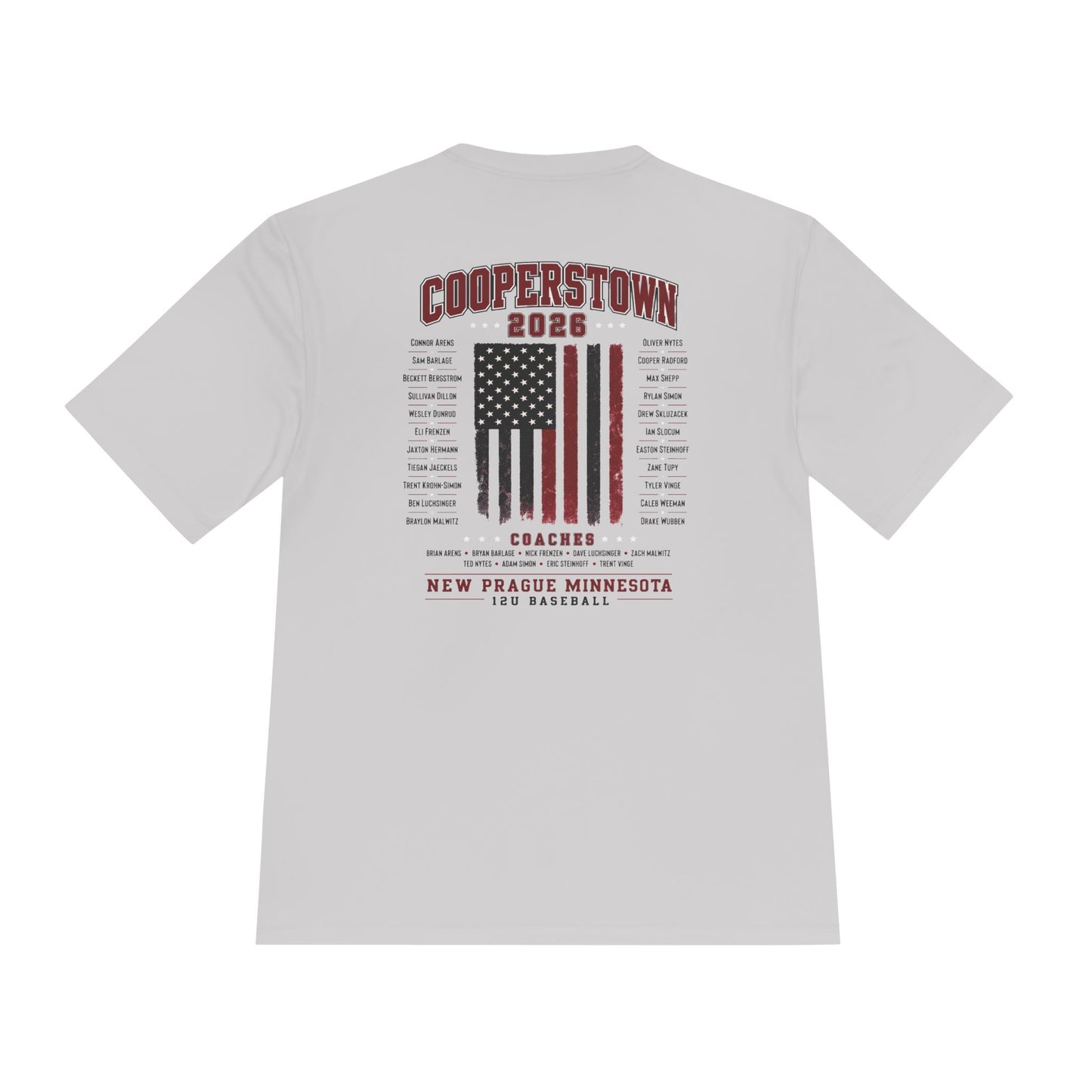 Cooperstown 2026 Team Roster Moisture-Wicking Shirt Main