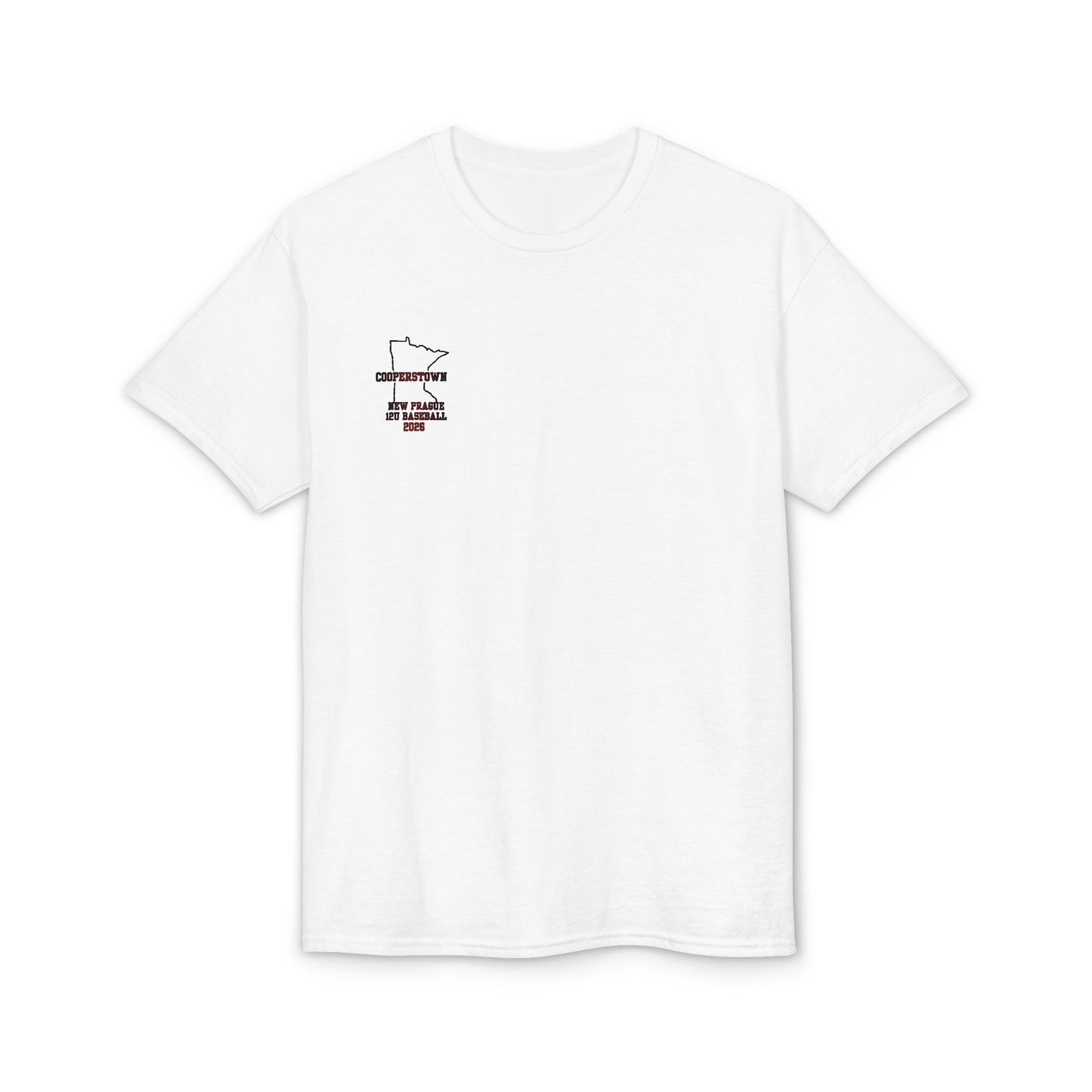 New Prague Baseball Cooperstown 2026 Team Roster, DryBlend Gildan 8000