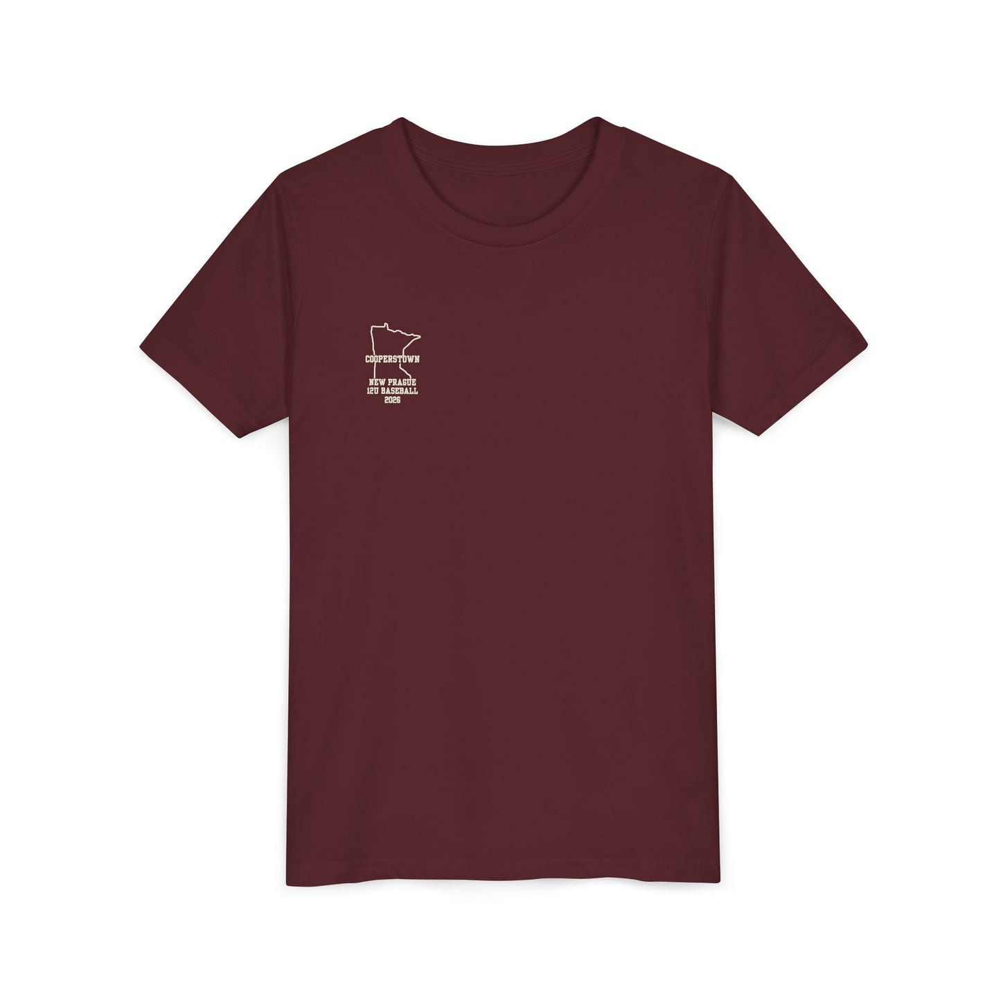 Youth Baseball Team Tee — New Prague 12U Cooperstown Team 2026