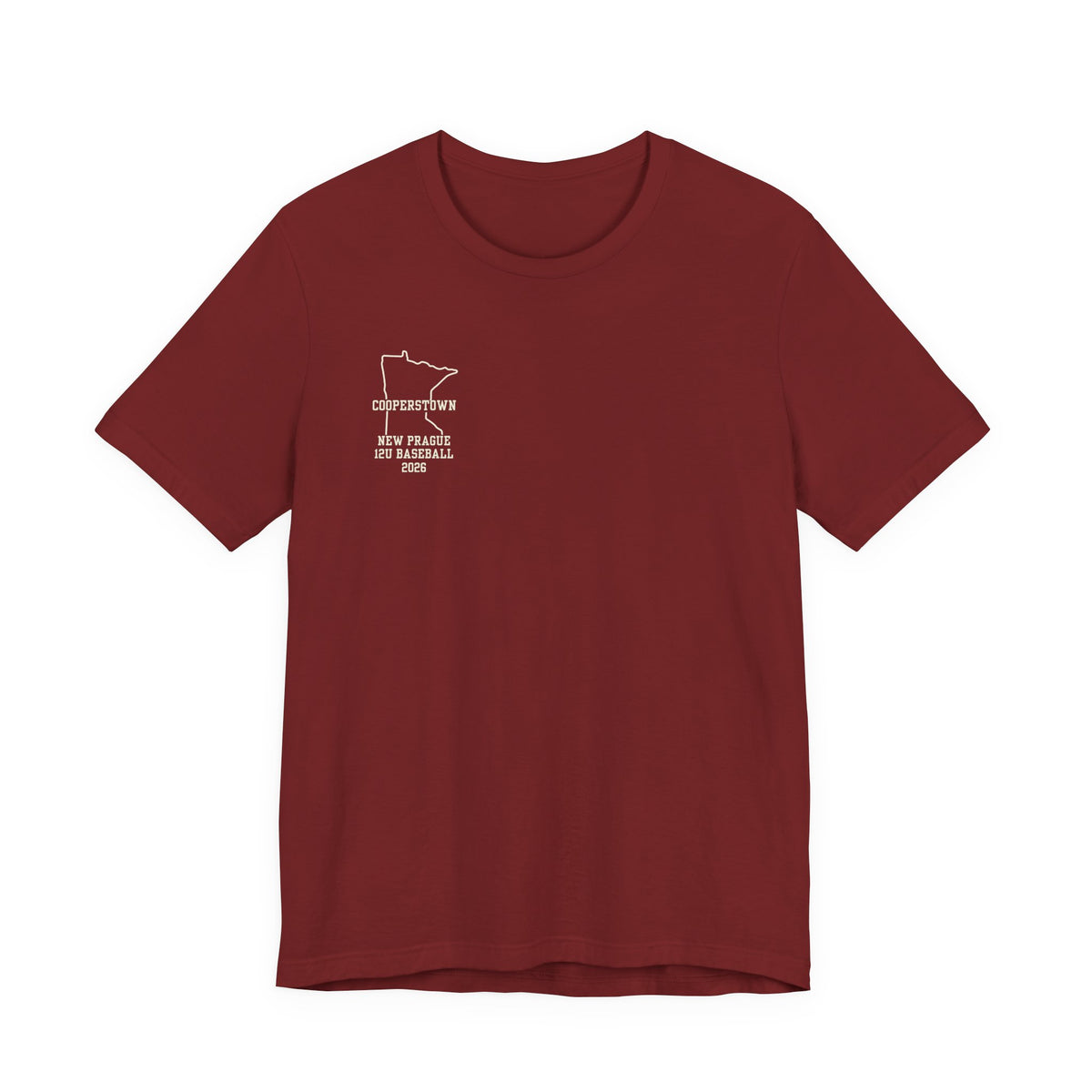 Cooperstown 2026 New Prague Team - Bella+Canvas t-shirt Simple