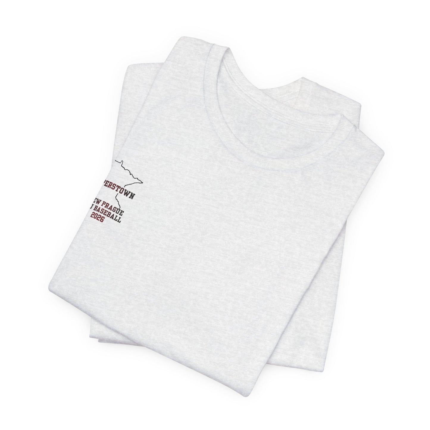 New Prague 12U Baseball Team Tee — Cooperstown 2026 Coaches & Player Roster