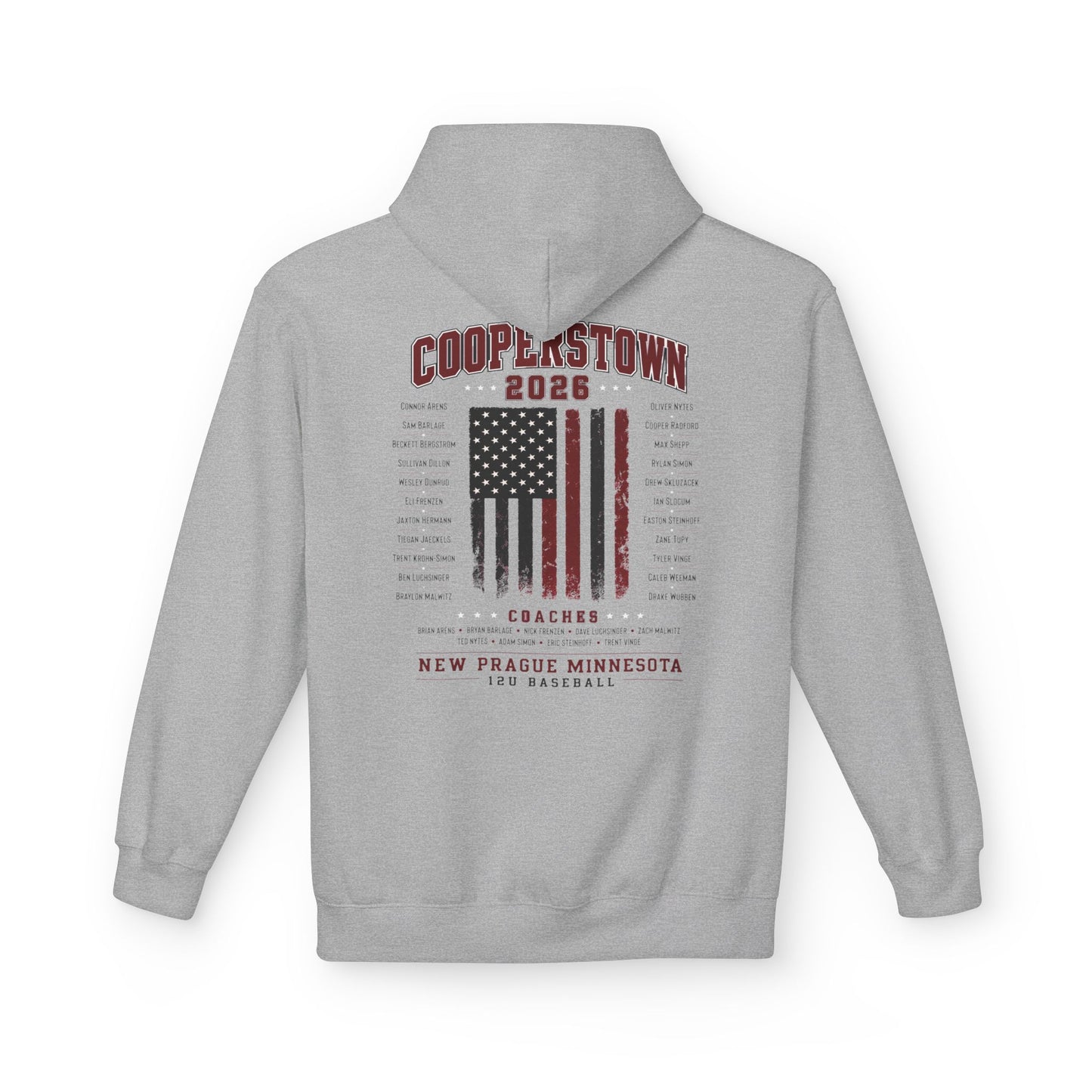 Cooperstown 2026 Baseball Team Hoodie