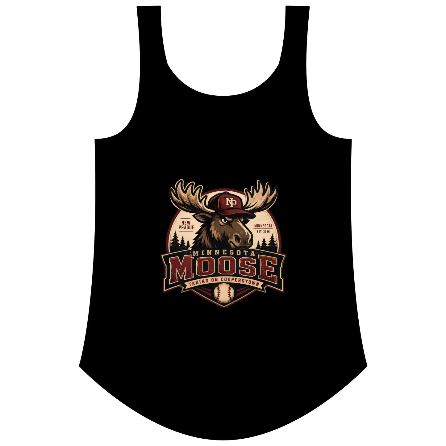 Women's Minnesota Moose Baseball Tank