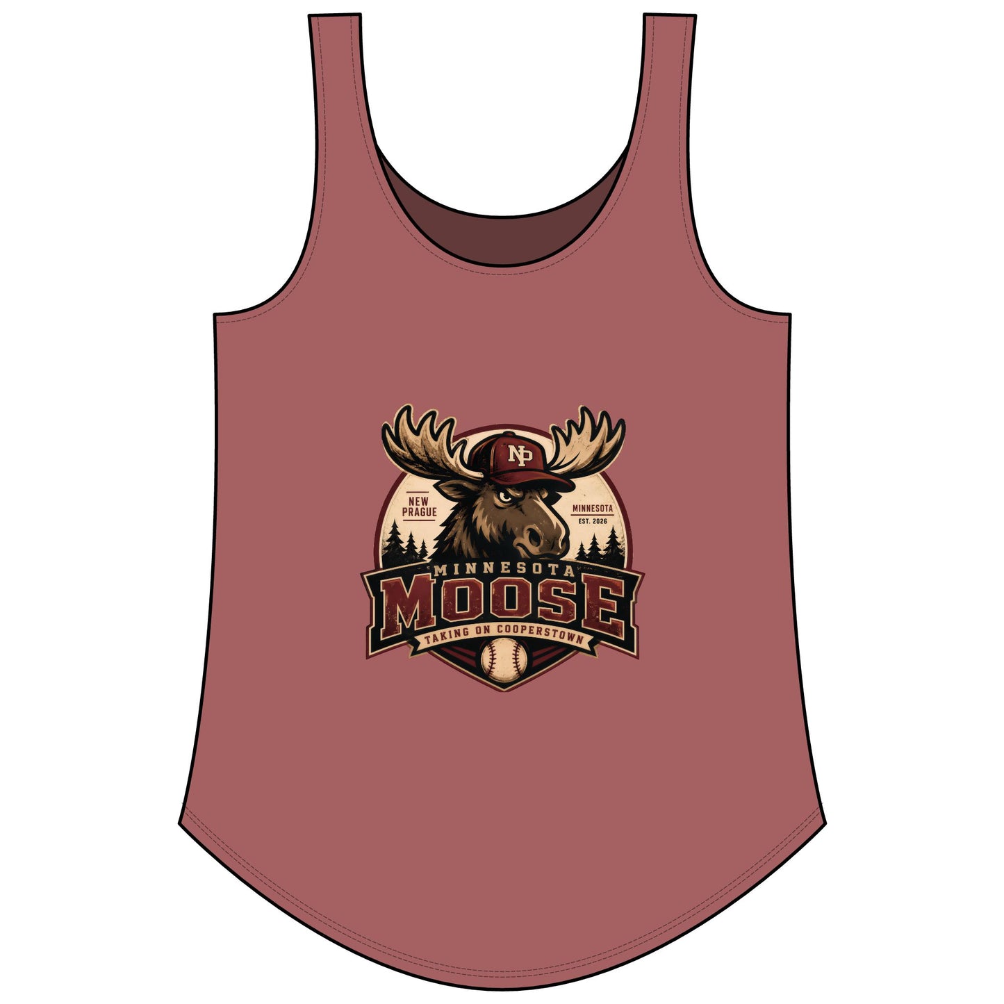 Women's Minnesota Moose Baseball Tank