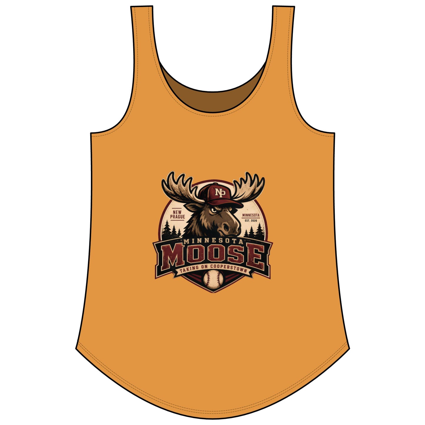 Women's Minnesota Moose Baseball Tank