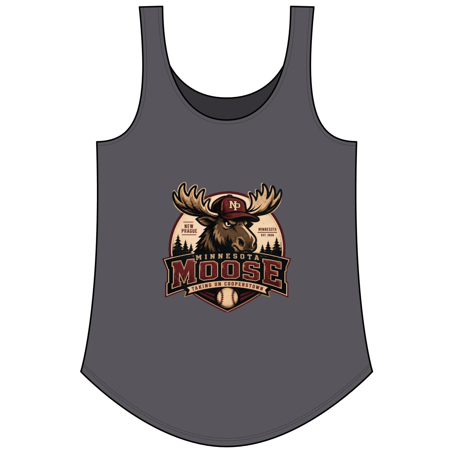 Women's Minnesota Moose Baseball Tank