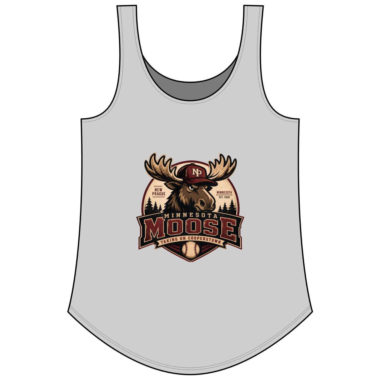 Women's Minnesota Moose Baseball Tank