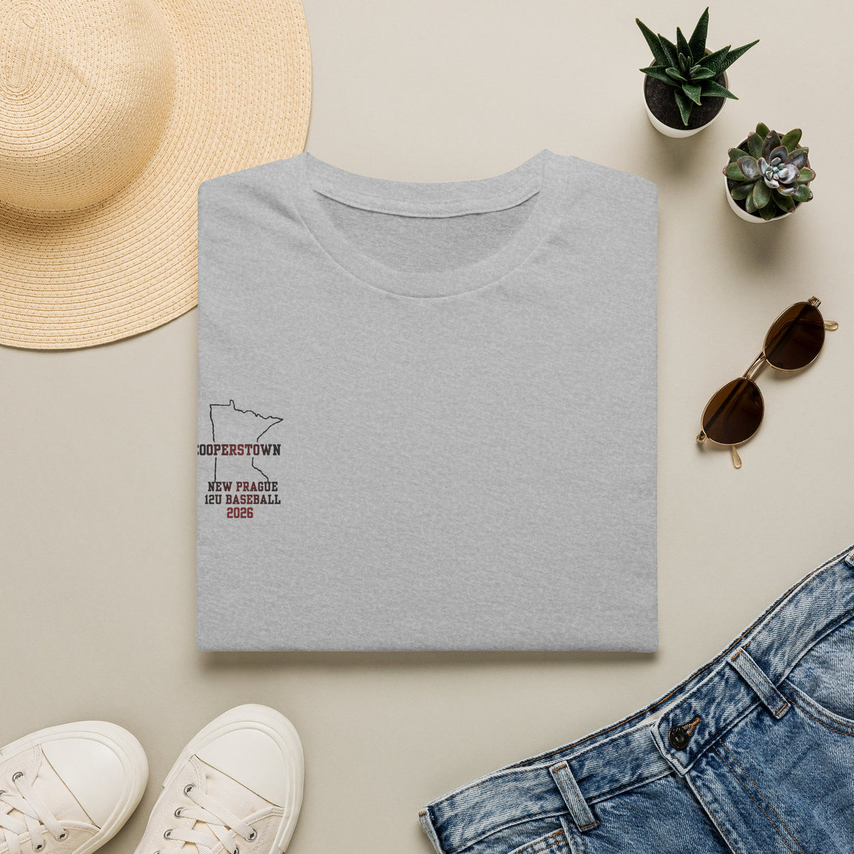Cooperstown 2026 New Prague Team - Gildan Softstyle t-shirt Simple