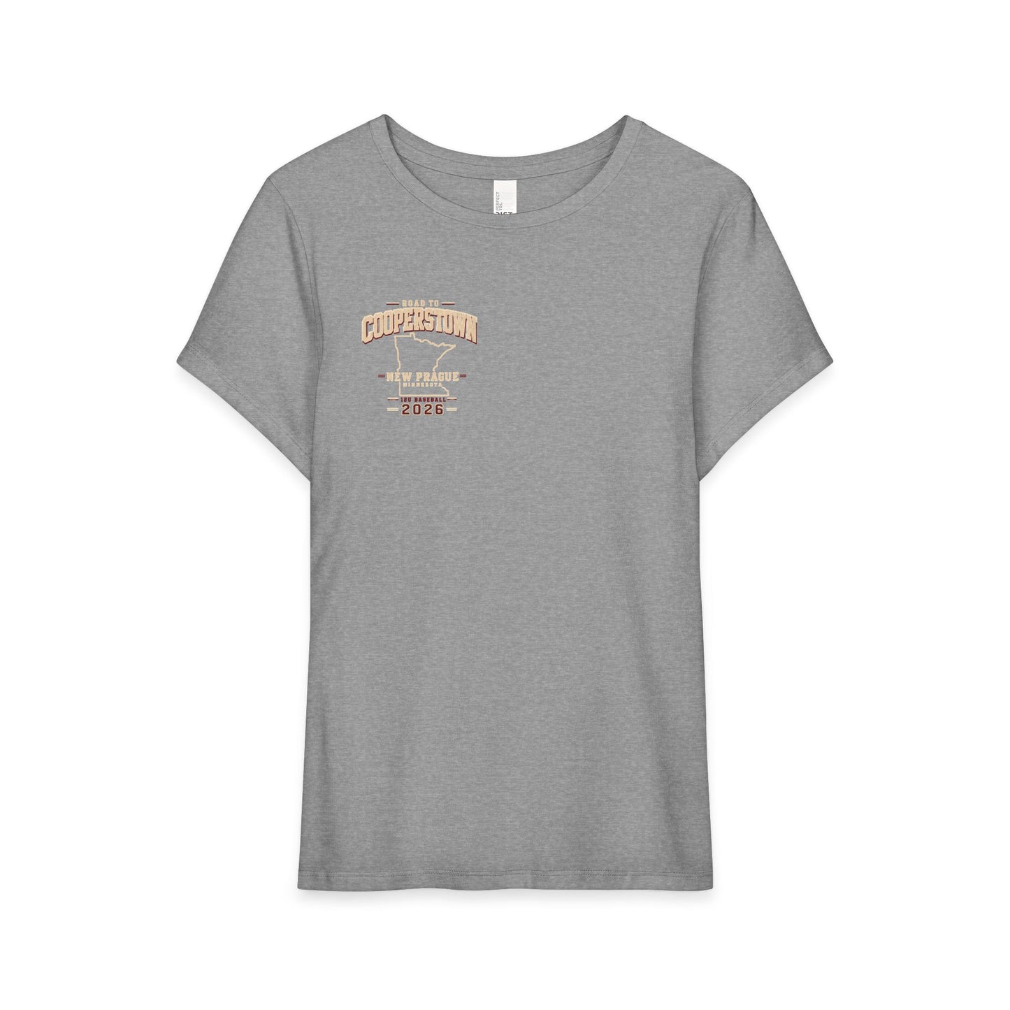 Ladies Road Ends Here Cooperstown 2026 Baseball T-Shirt