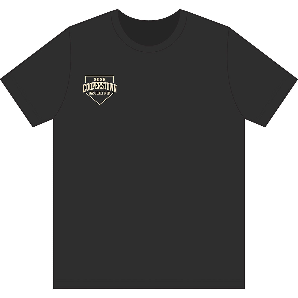 Cooperstown 2026 Baseball Mom - Unisex Heather CVC Short Sleeve Tee Vintage