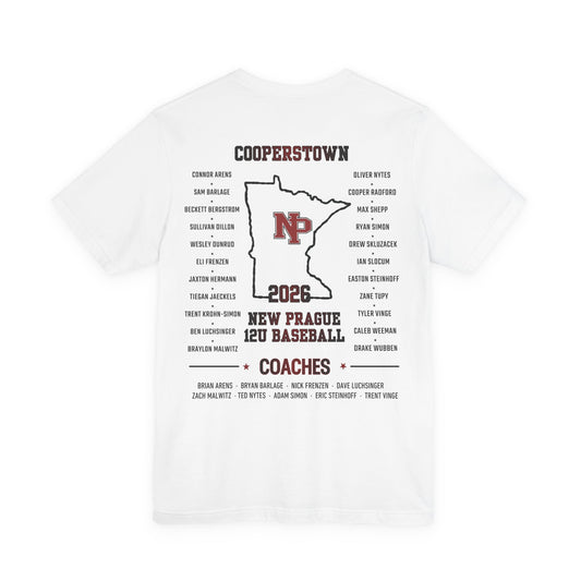 Cooperstown 2026 New Prague Team - Bella+Canvas t-shirt Simple
