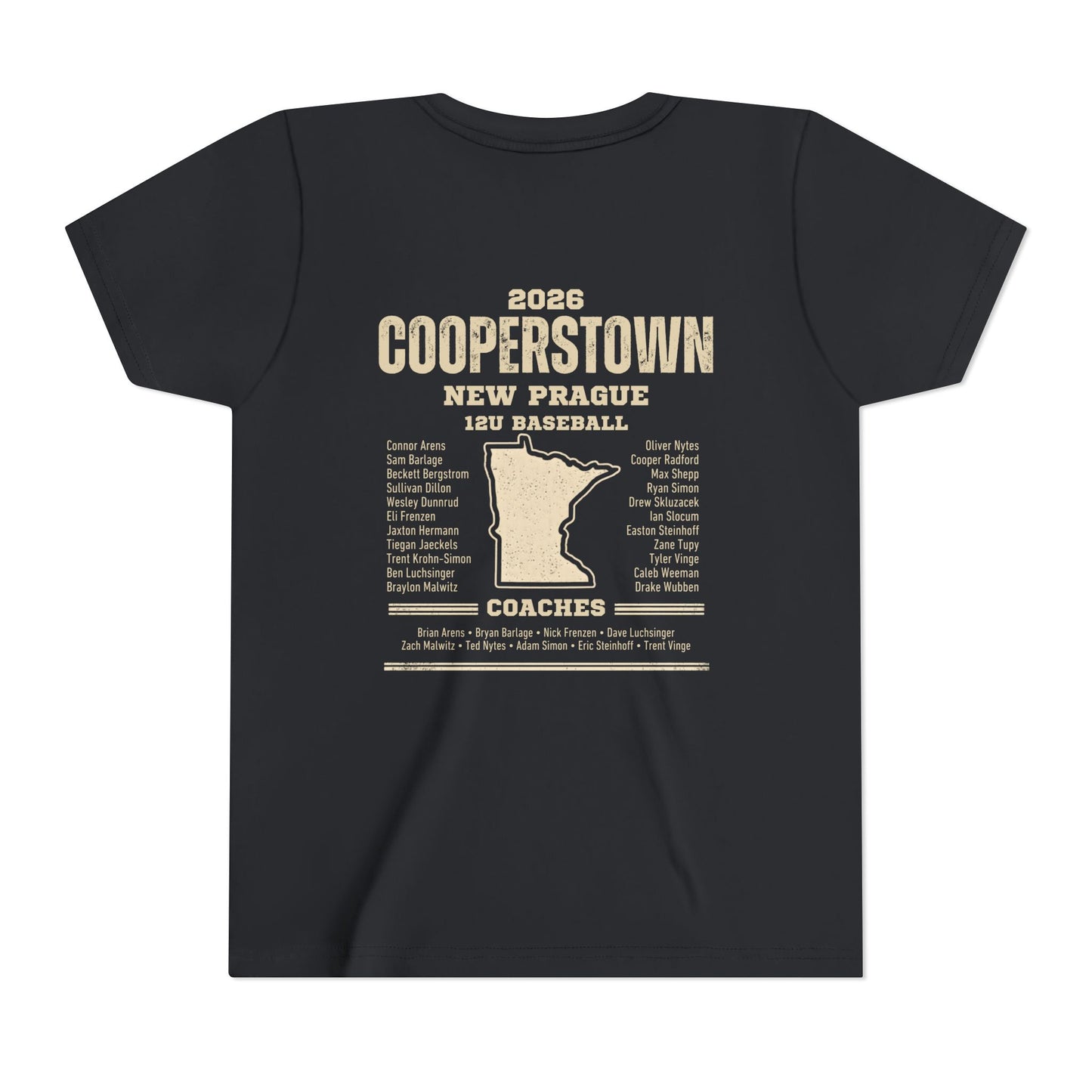 Baseball Sis Youth Tee Cooperstown 2026 Roster