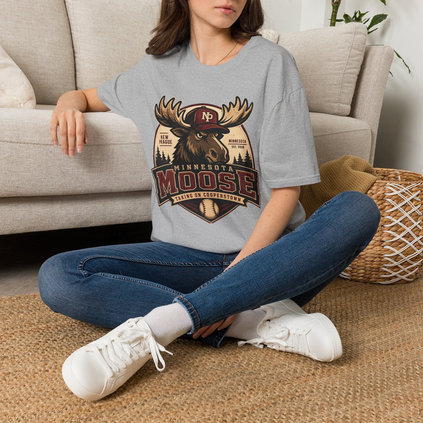 Minnesota Moose T-Shirt — Gildan 64000 T-Shirt
