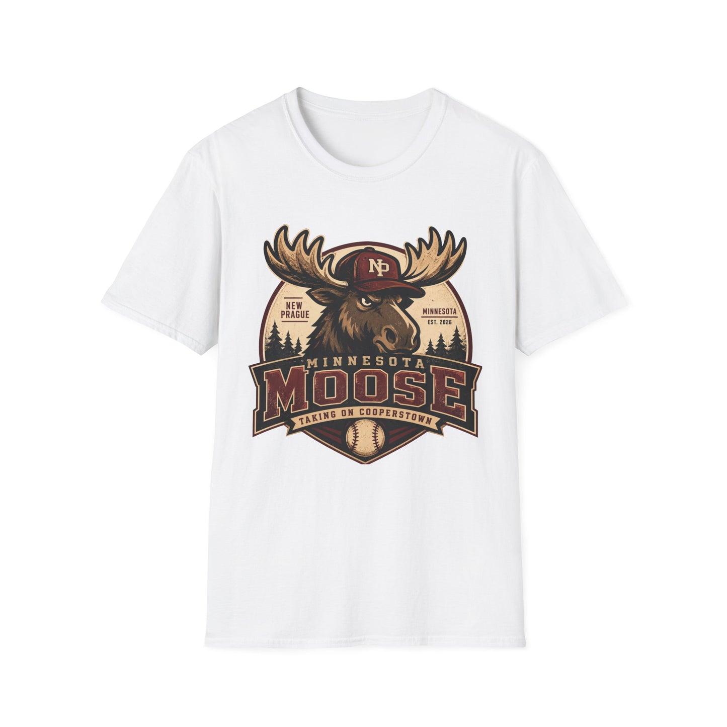 Minnesota Moose T-Shirt — Gildan 64000 T-Shirt