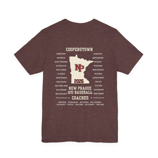 Cooperstown 2026 New Prague Team - Bella+Canvas t-shirt Simple