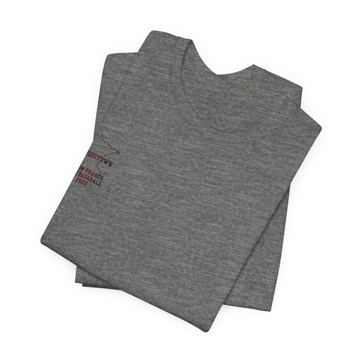 New Prague 12U Baseball Team Tee — Cooperstown 2026 Coaches & Player Roster