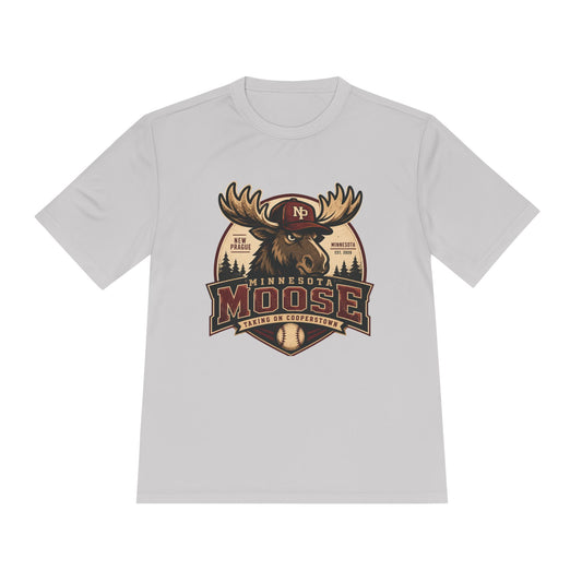 Sports Tek Minnesota Moose Logo Tee — Vintage Outdoors Sports Shirt