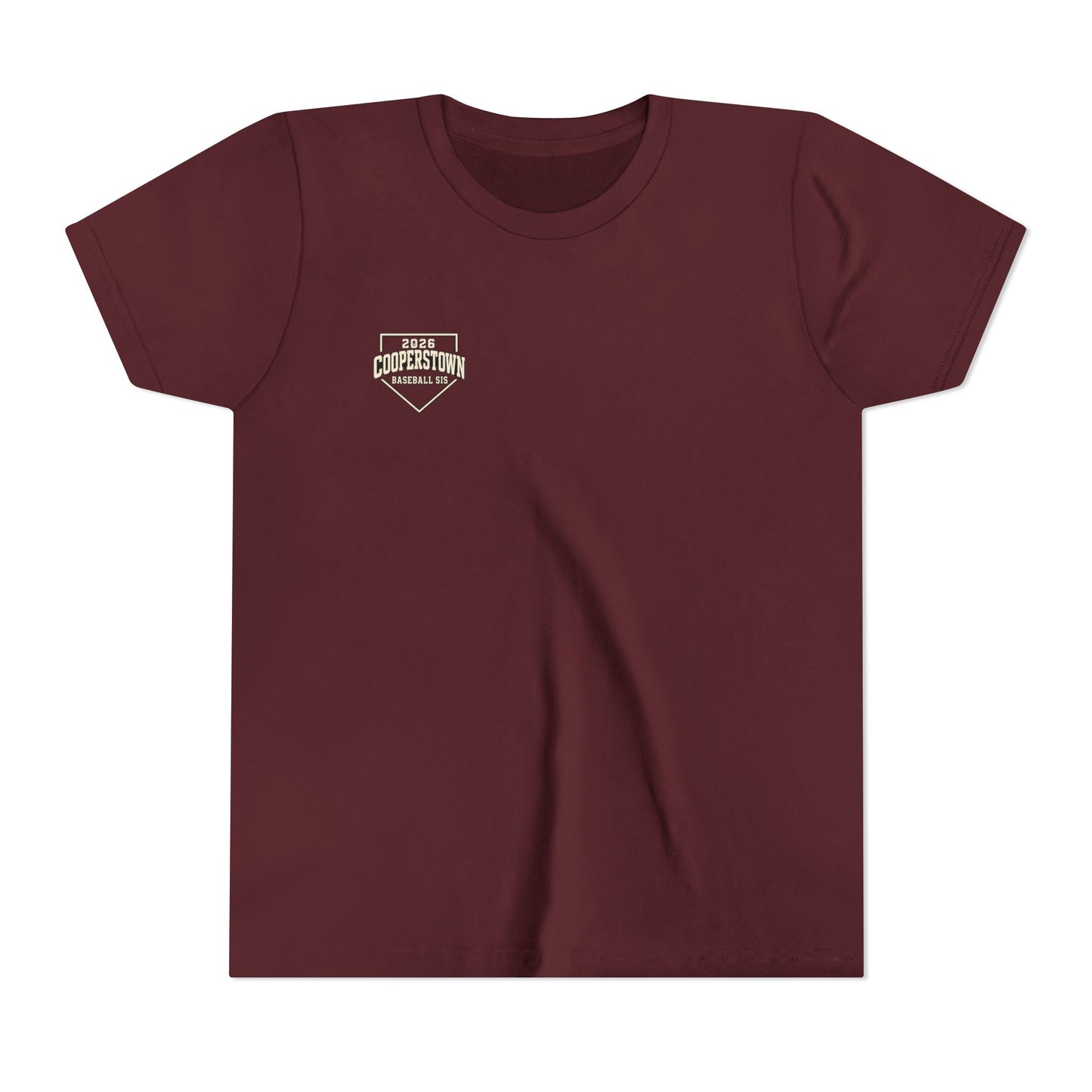 Baseball Sis Youth Tee Cooperstown 2026 Roster