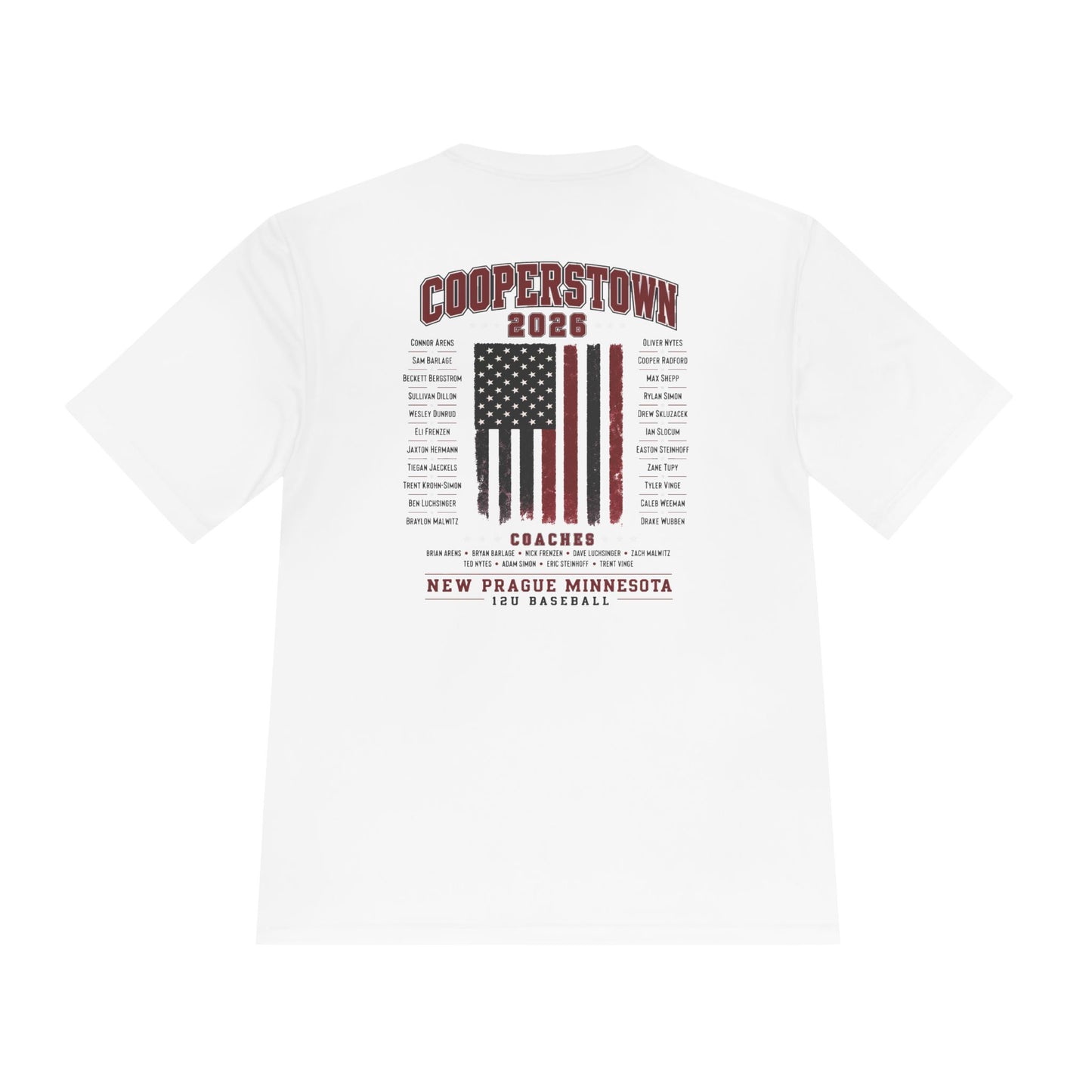 Cooperstown 2026 Team Roster Moisture-Wicking Shirt Main
