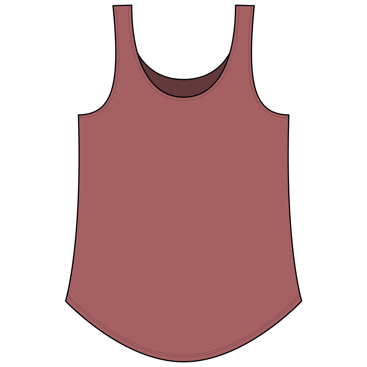 Ladies Minnesota Moose Women's Festival Tank Top Next Level 5033