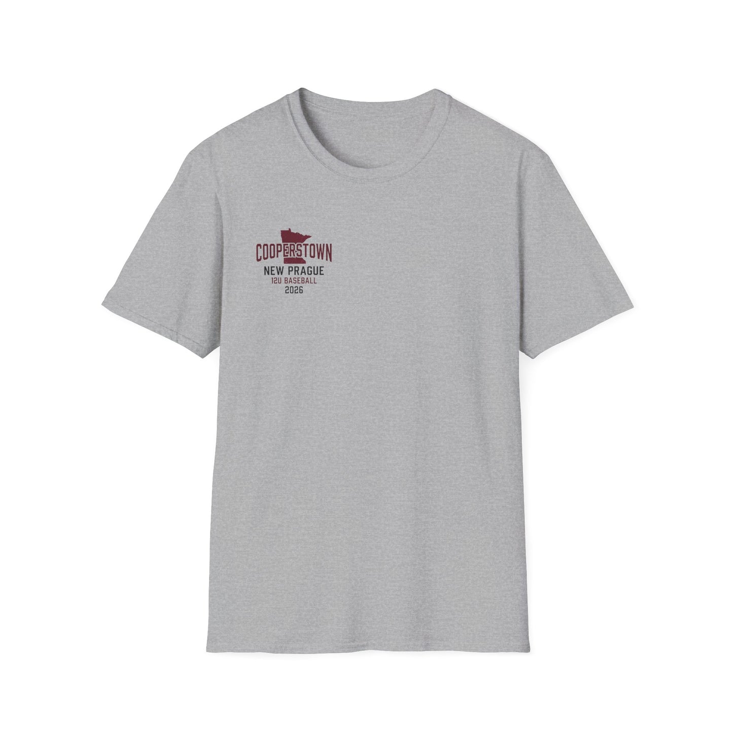 Cooperstown 2026 New Prague Team Softstyle Tee -Gildan 64000 (main)