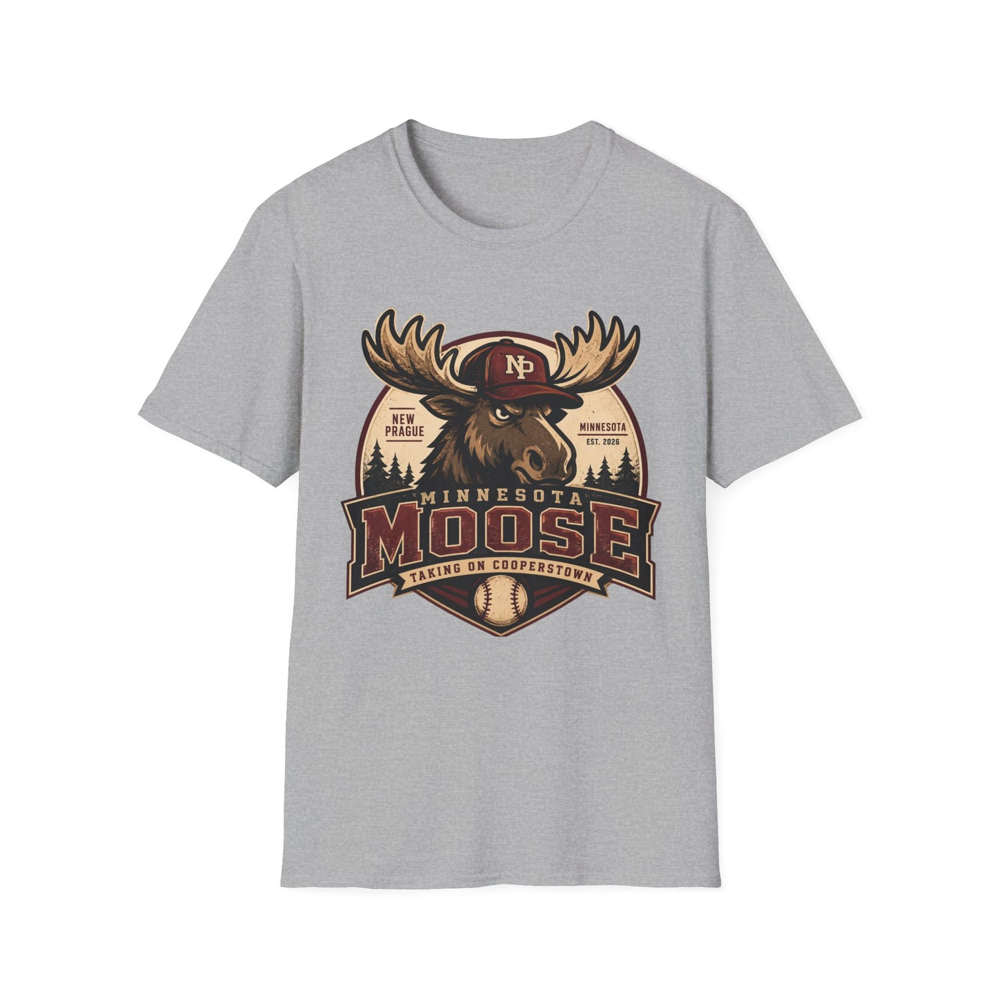 Minnesota Moose T-Shirt — Gildan 64000 T-Shirt