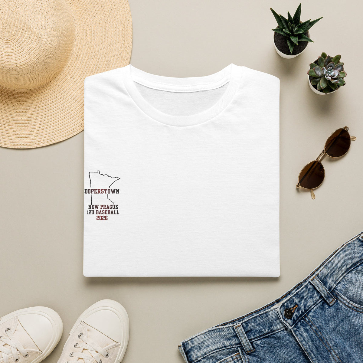 Cooperstown 2026 New Prague Team - Gildan Softstyle t-shirt Simple