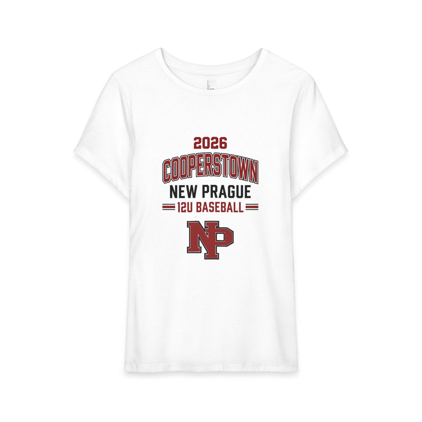 Cooperstown 2026 New Prague 12U Baseball Women's Tee