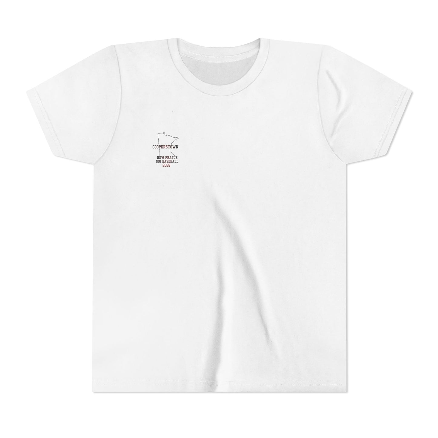 Youth Baseball Team Tee – New Prague 12U Cooperstown 2026