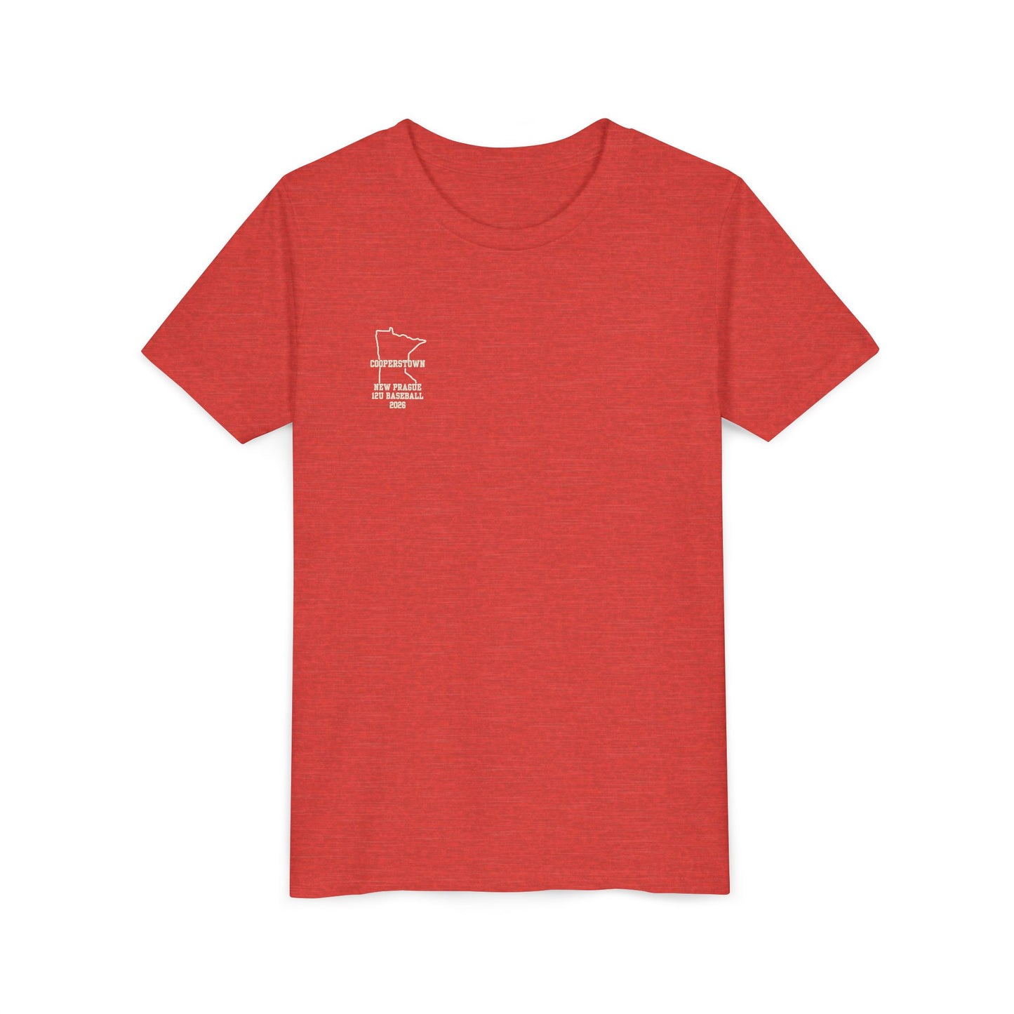 Youth Baseball Team Tee — New Prague 12U Cooperstown Team 2026