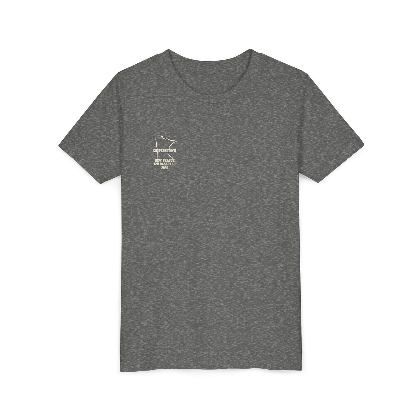 Youth Baseball Team Tee — New Prague 12U Cooperstown Team 2026