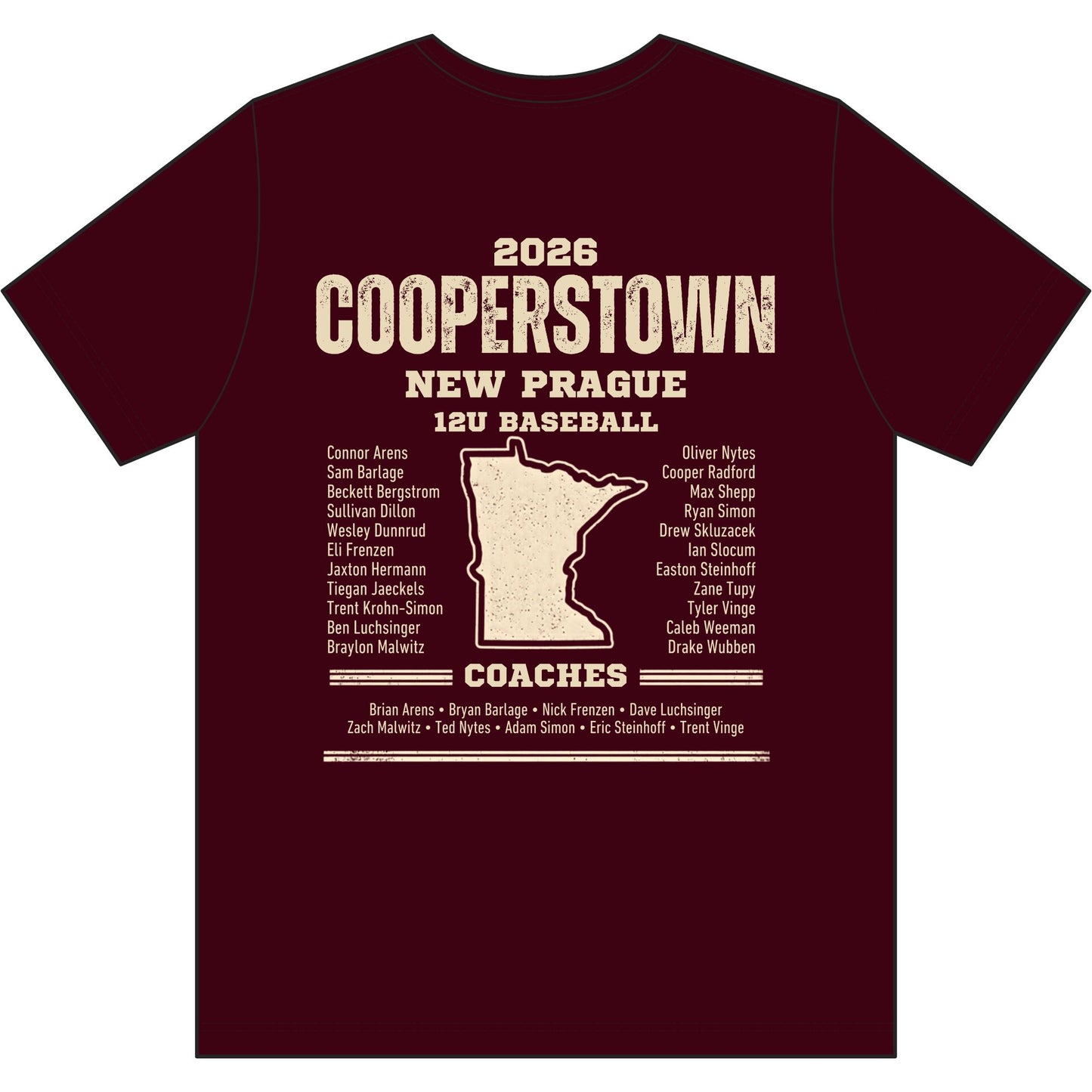 Cooperstown 2026 Baseball Mom - Unisex Heather CVC Short Sleeve Tee Vintage