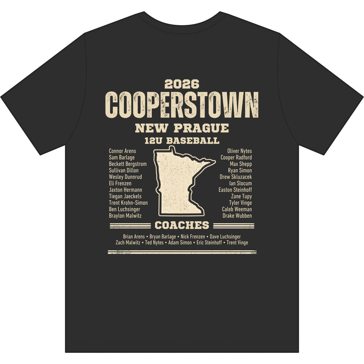 Cooperstown 2026 Baseball Mom - Unisex Heather CVC Short Sleeve Tee Vintage