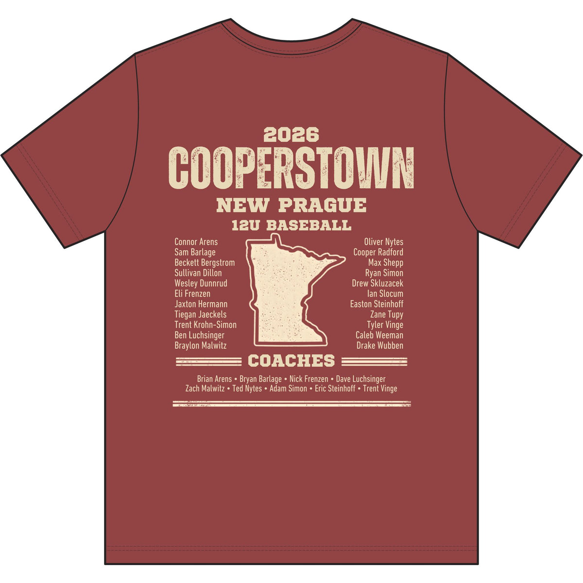 Cooperstown 2026 Baseball Mom - Unisex Heather CVC Short Sleeve Tee Vintage
