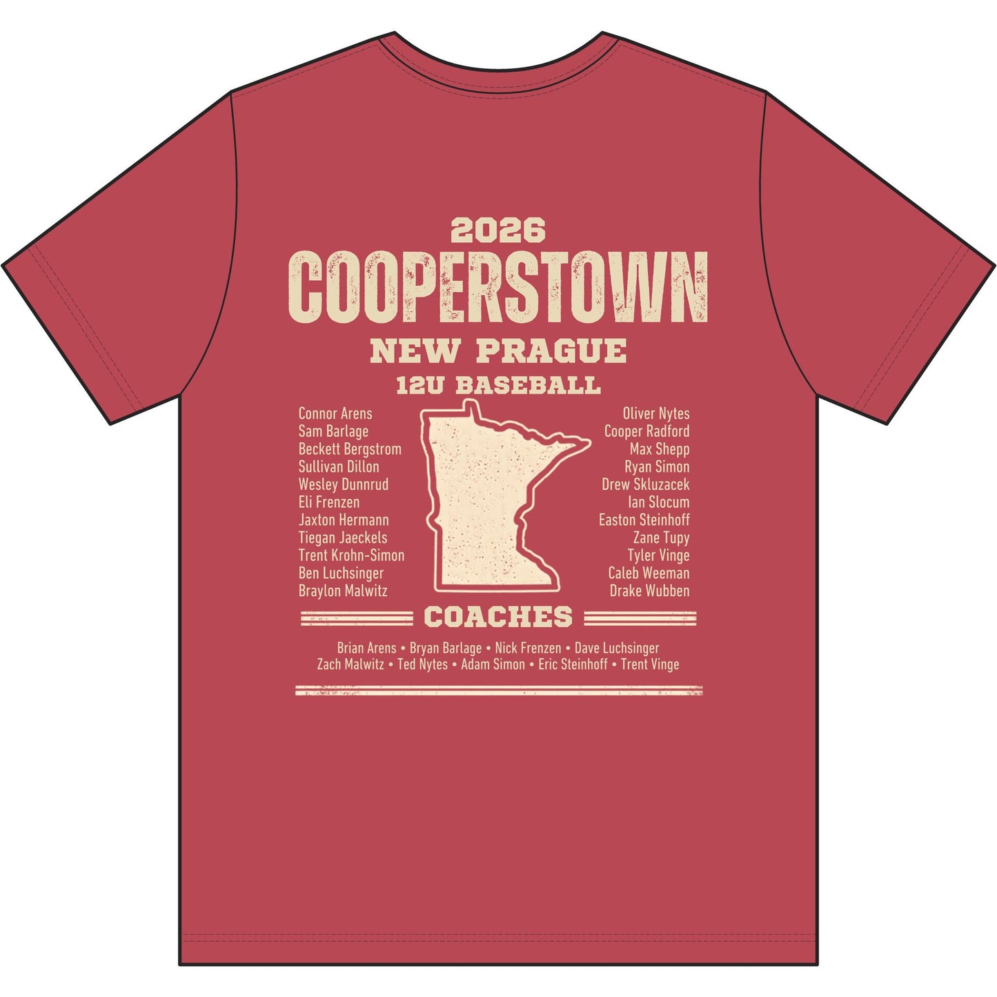Cooperstown 2026 Baseball Mom - Unisex Heather CVC Short Sleeve Tee Vintage
